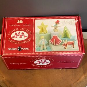 Nordic Wear 3D stand up cookie cutters holiday edition baking cookie swap treats